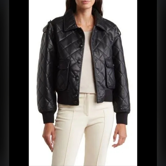Rebecca Minkoff Jackets & Blazers - Nwt Bomber Leather Jacket Rebecca Minkoff XL